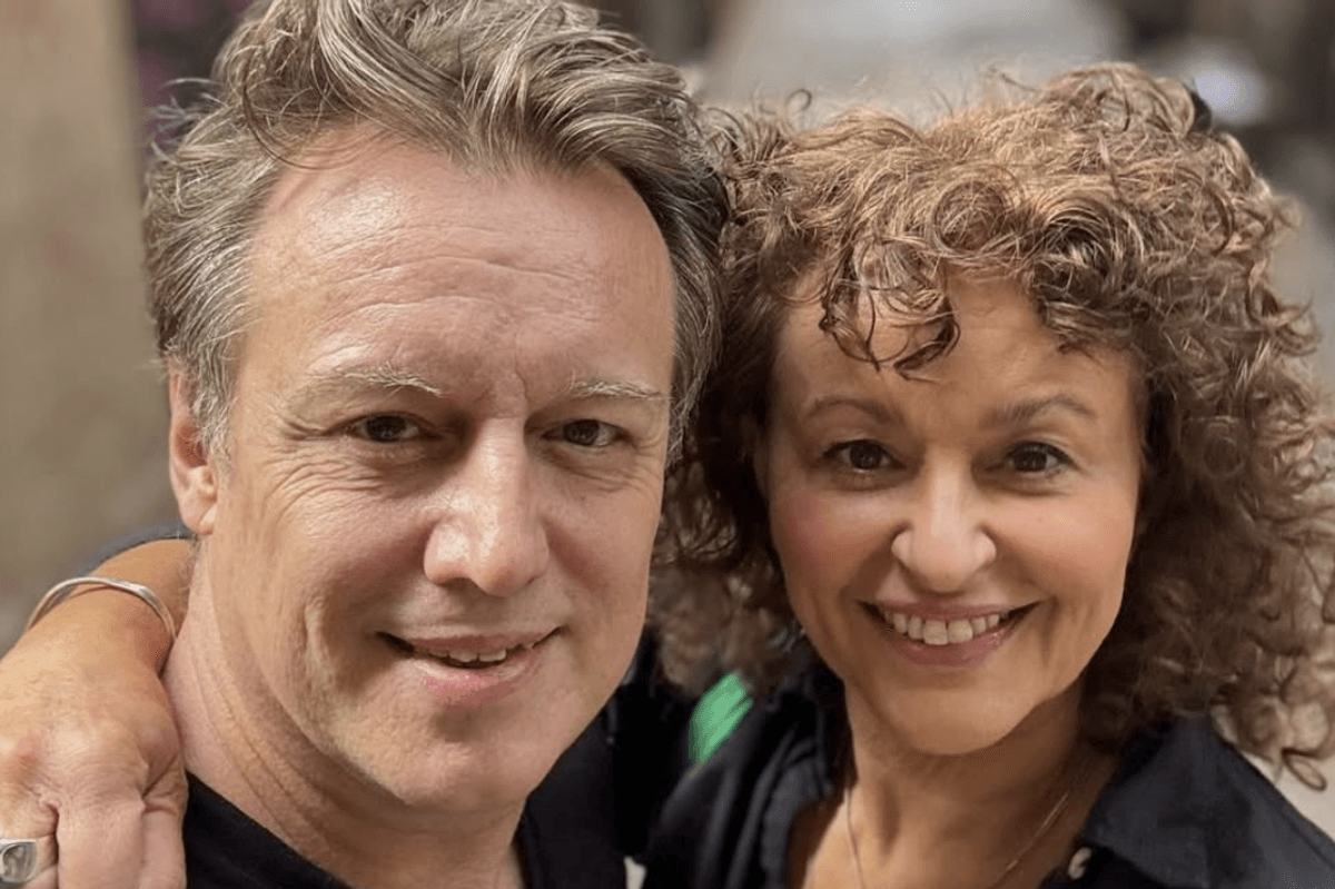 Nadia Sawalha and Mark Adderly