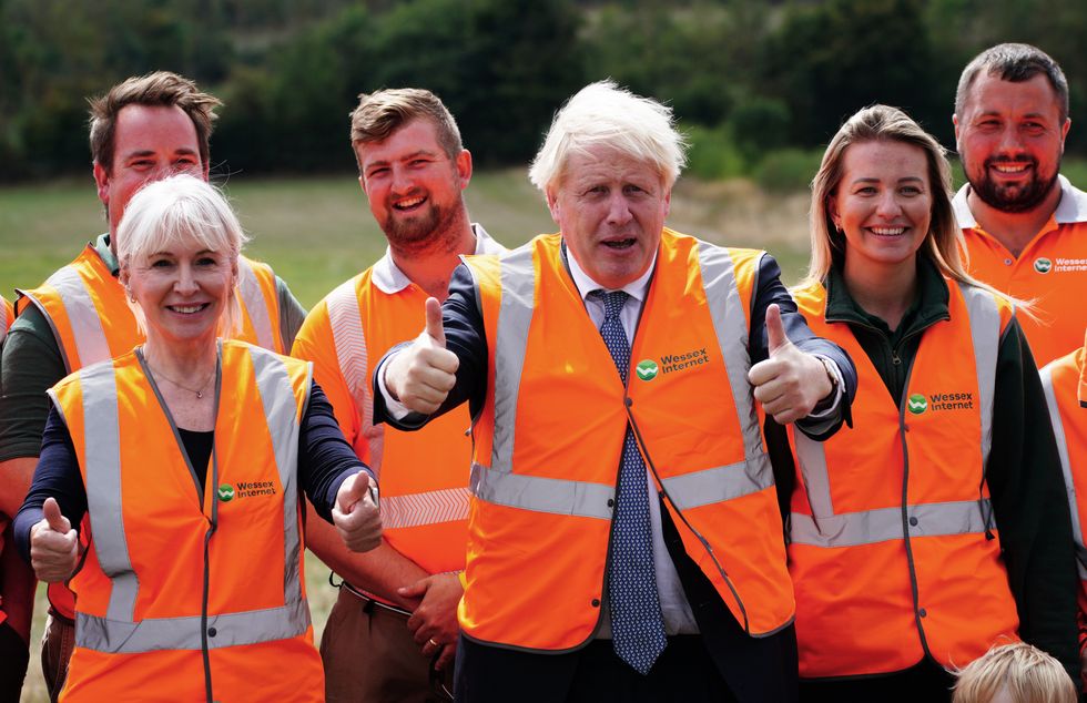 Nadine and Boris in High vis