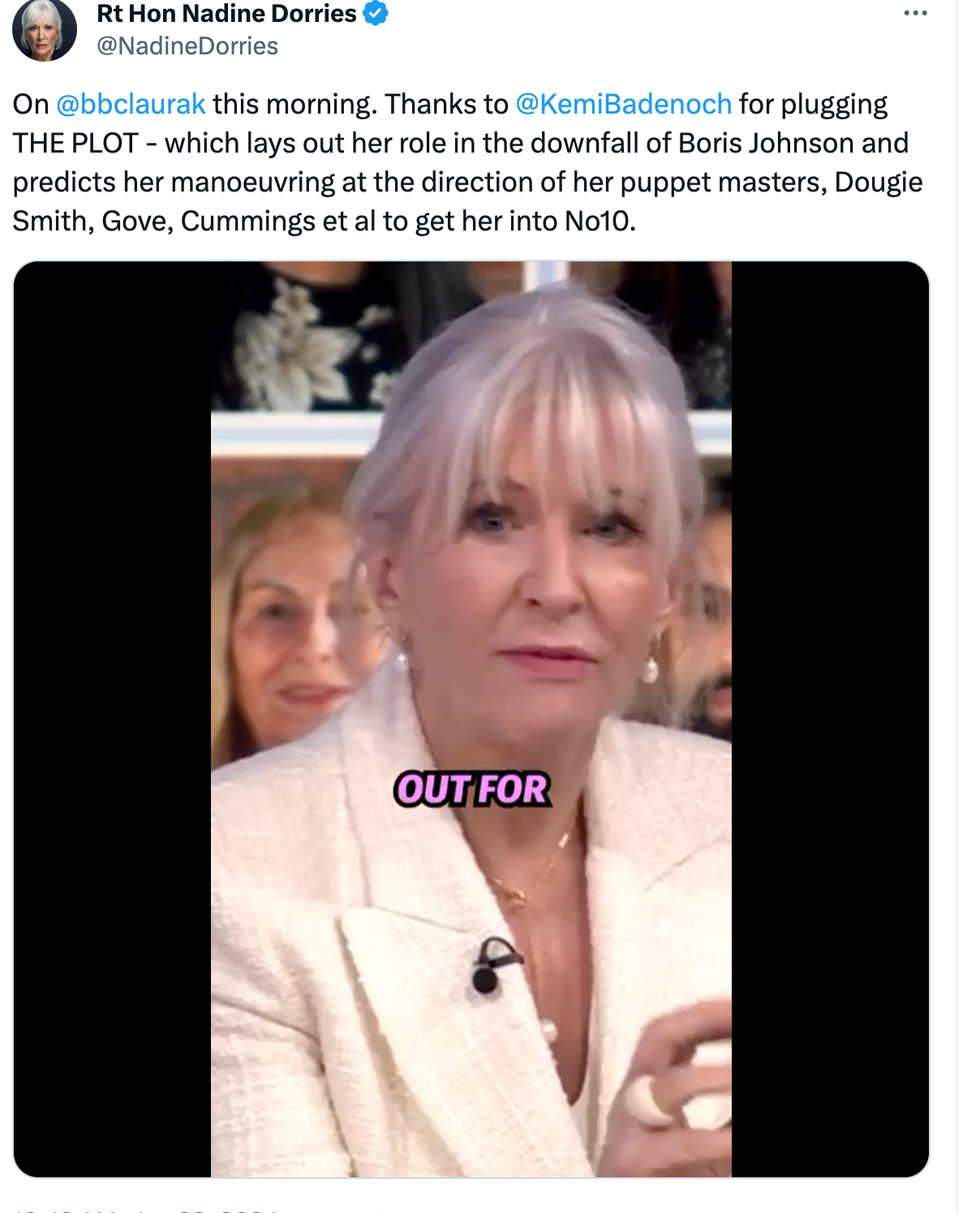 Nadine Dorries tweet