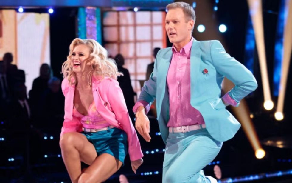 Nadiya Bychkova and Dan Walker