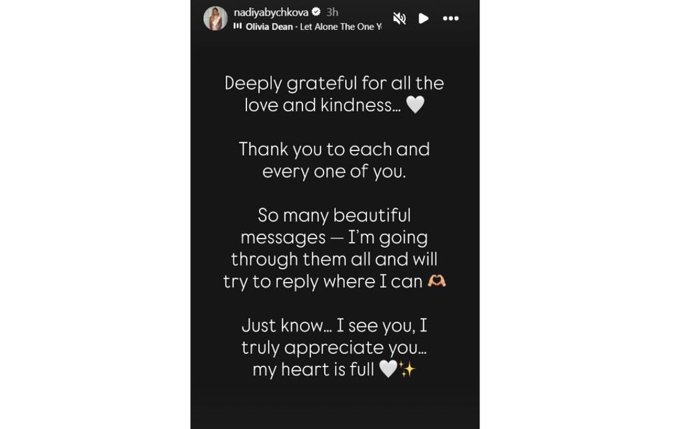 Nadiya Bychkova post