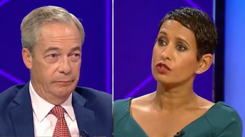 Naga Munchetty Nigel Farage
