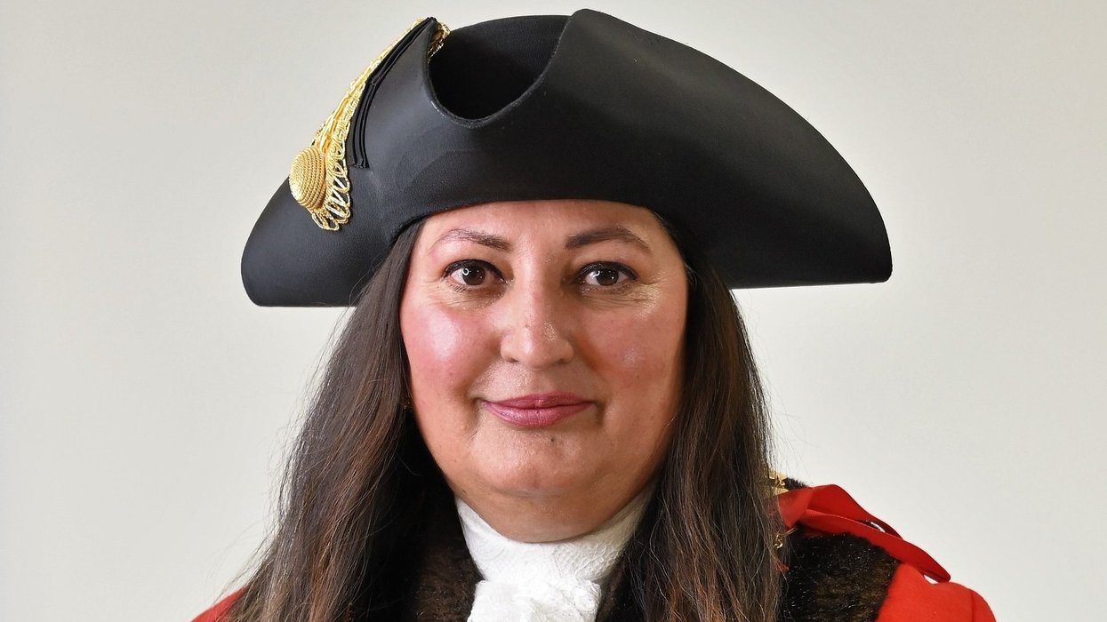 Naheed Ejaz while she was Mayor of the council