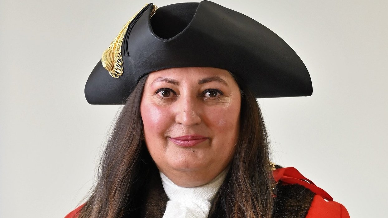 Naheed Ejaz while she was Mayor of the council