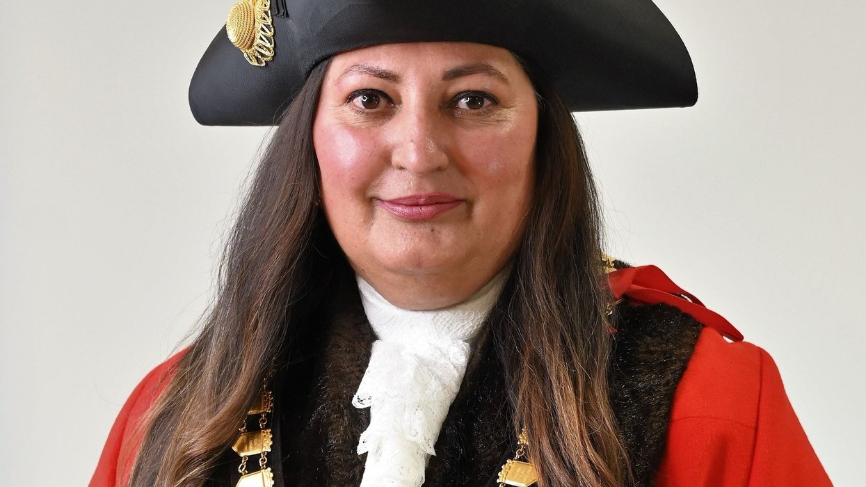 Naheed Ejaz while she was Mayor of the council