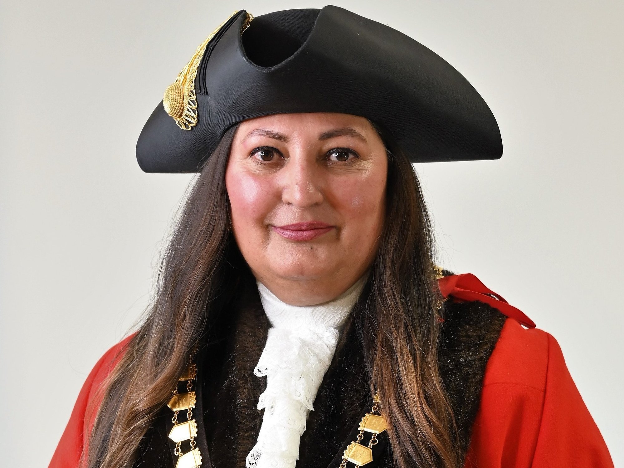 Naheed Ejaz while she was Mayor of the council