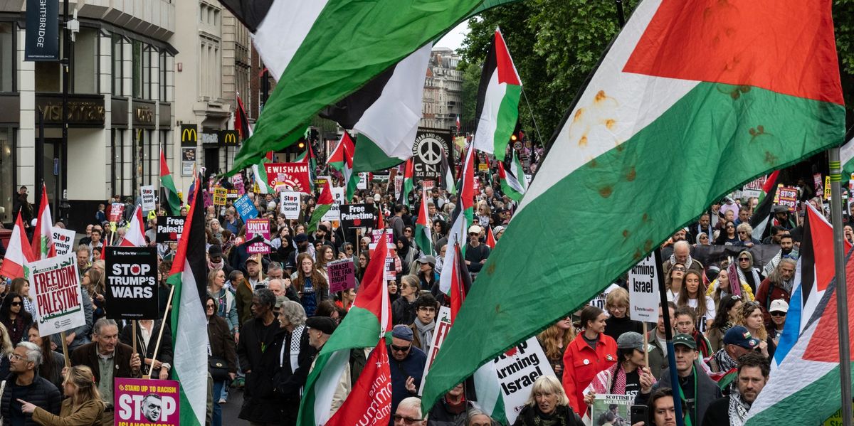 Pro-Palestine activists arrested over alleged support for proscribed organisation and ‘assault of emergency worker’ at counter-protest Pro-Palestine activists arrested over alleged support for proscribed organisation and ‘assault of emergency worker’ at counter-protest