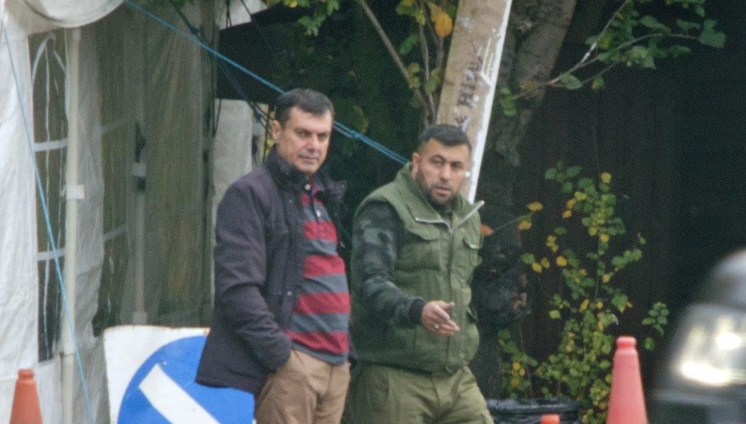 Namik and Gider meeting at Namik\u2019s car wash in Stockport