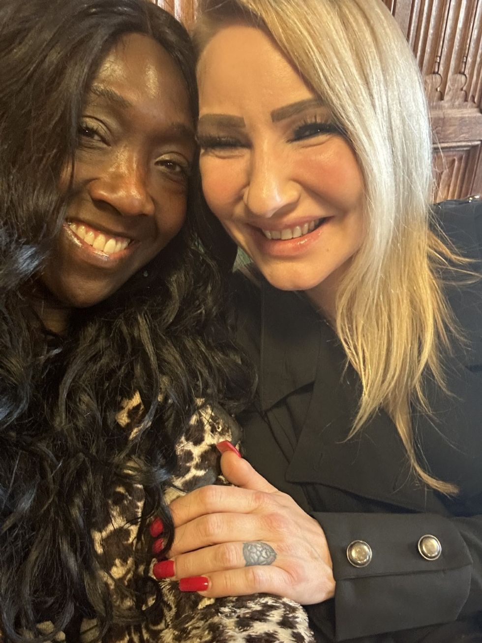 Nana Akua and Lois Perry
