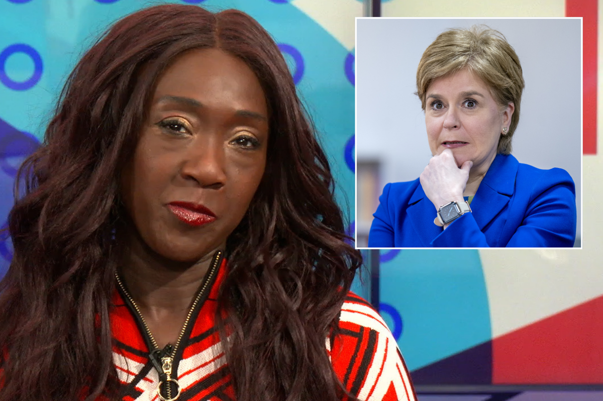 Nana Akua and Nicola Sturgeon