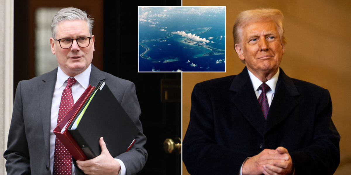 NextImg:Donald Trump allies tell President to BLOCK Starmer's Chagos deal amid Iran spying fears