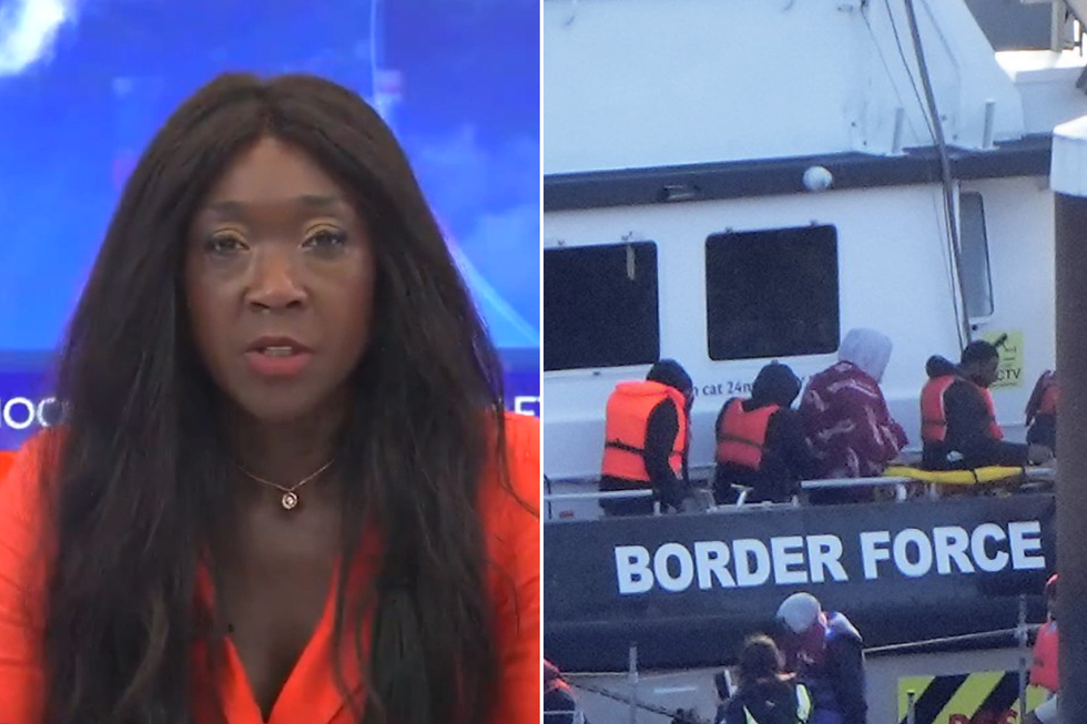 Nana Akua; Migrants arriving in Dover