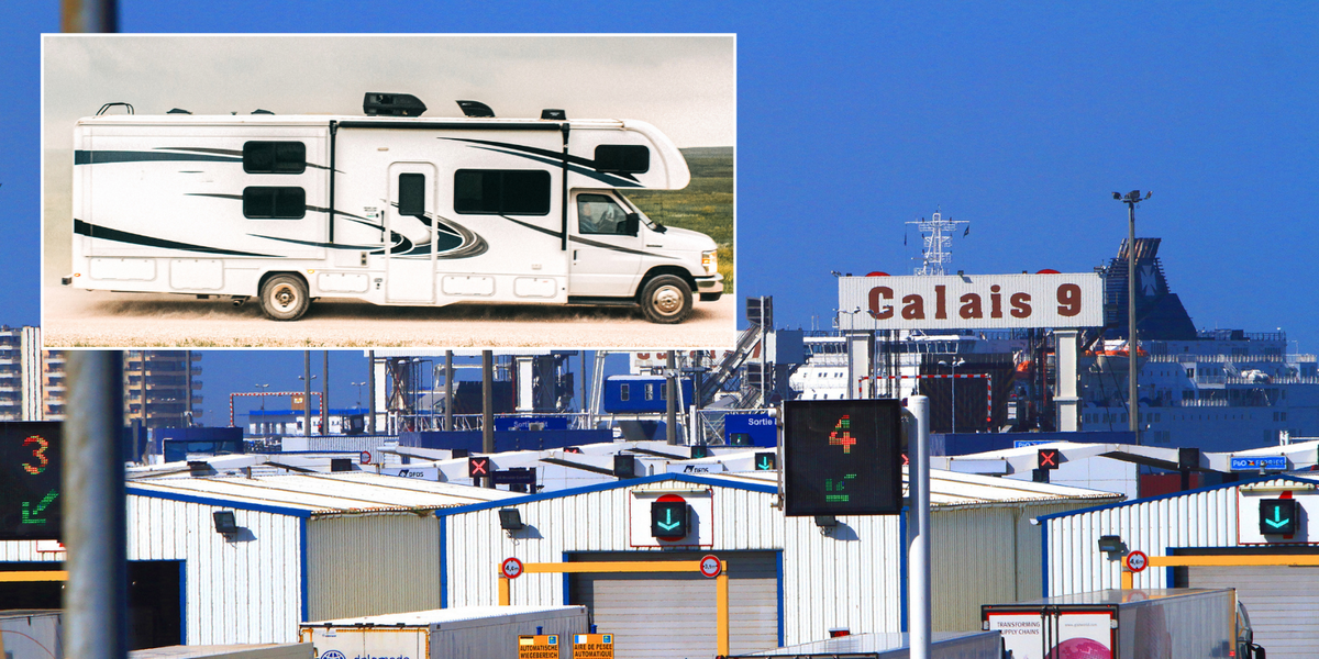 NextImg:Couple fined £1,500 after finding Channel crossing migrant had clung to back of their motorhome