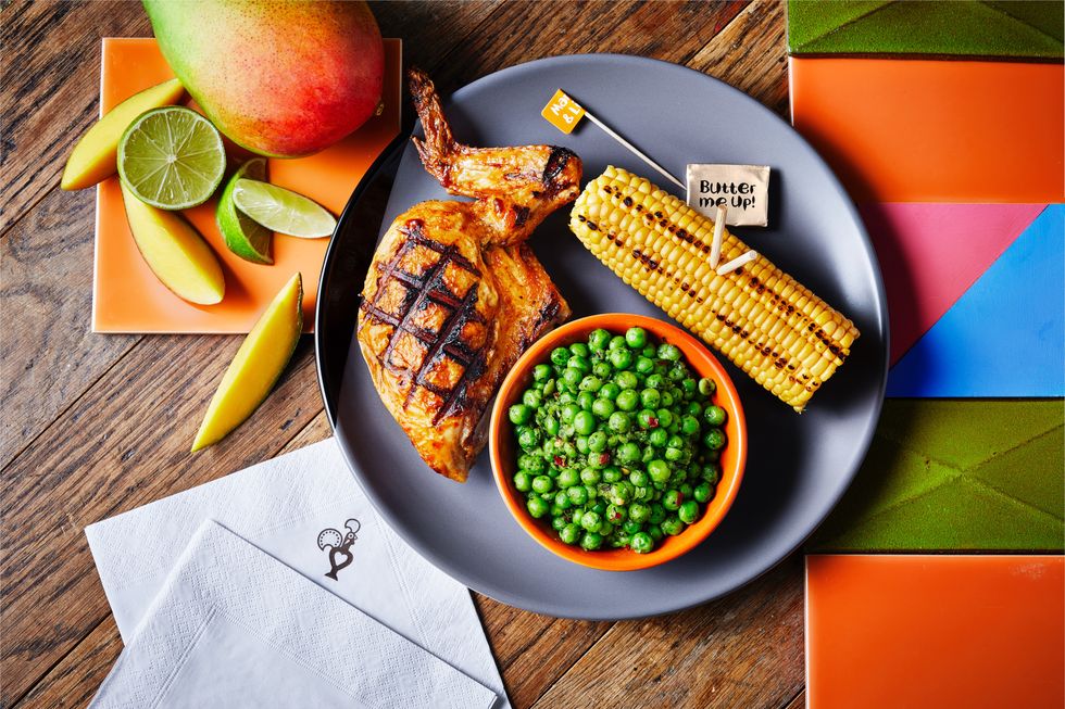Nando's chicken and veg
