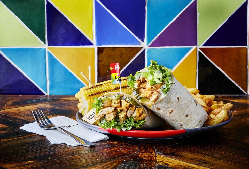 Nando's Super Caesar Wrap