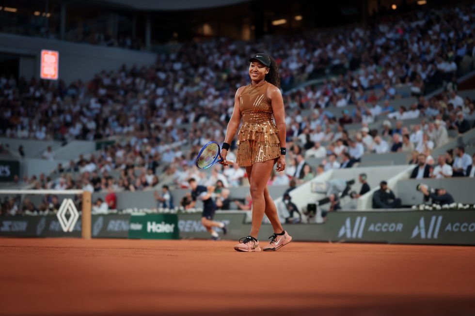 Naomi Osaka perdeu no Aberto da França na segunda-feira