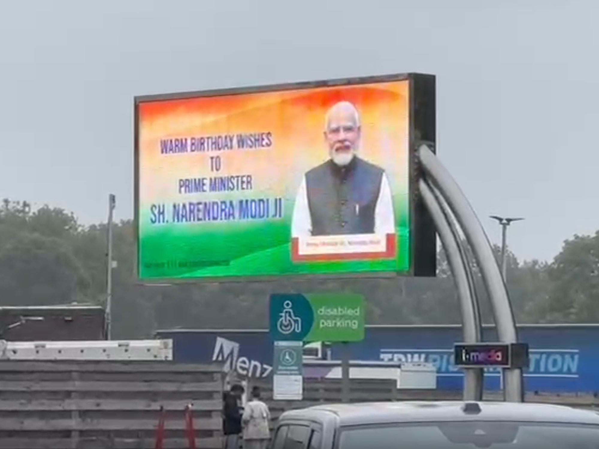 Narendra Modi billboard