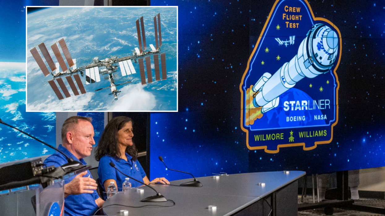 NASA astronauts Barry "Butch" Wilmore and Suni Williams