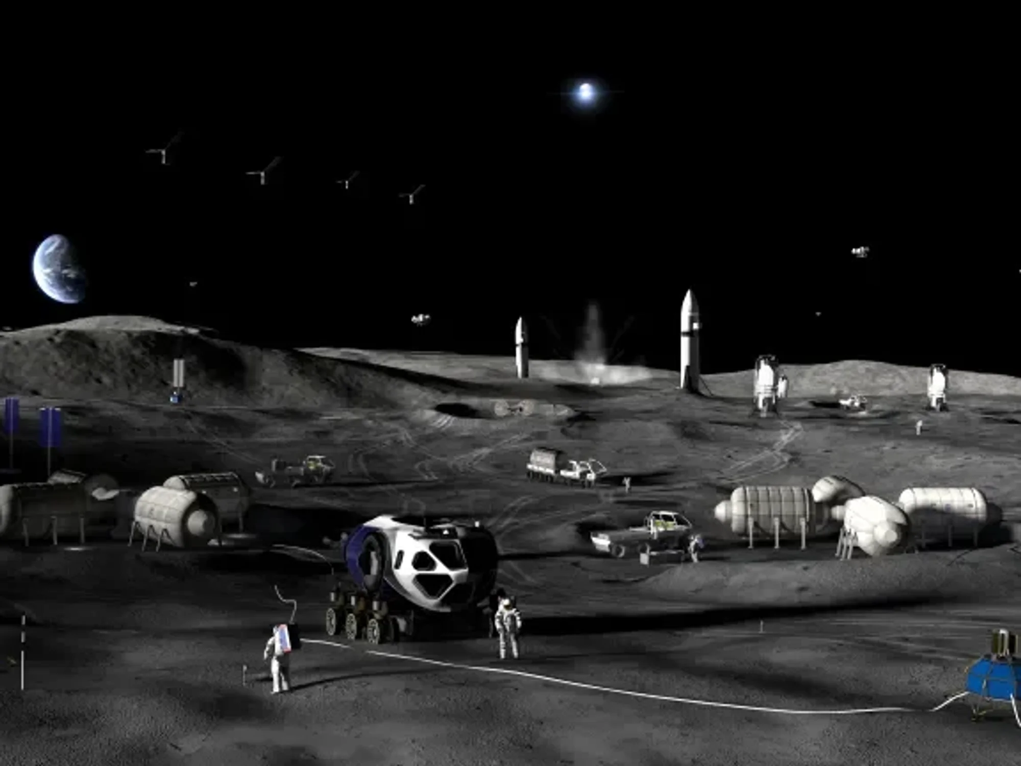 Nasa sets date for mankind to live full-time on the Moon as it unveils radical plans for lunar city