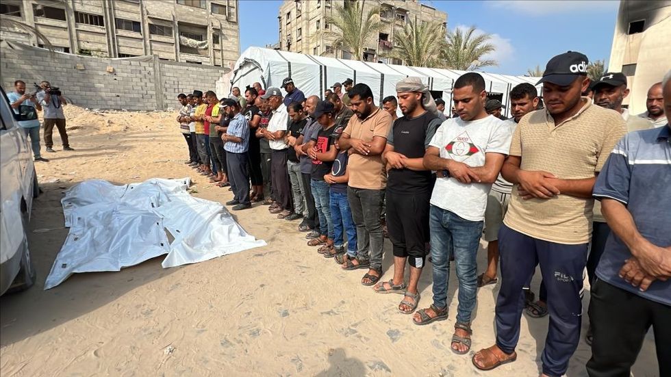 Nasser Hospital in Khan Yunis, Gaza