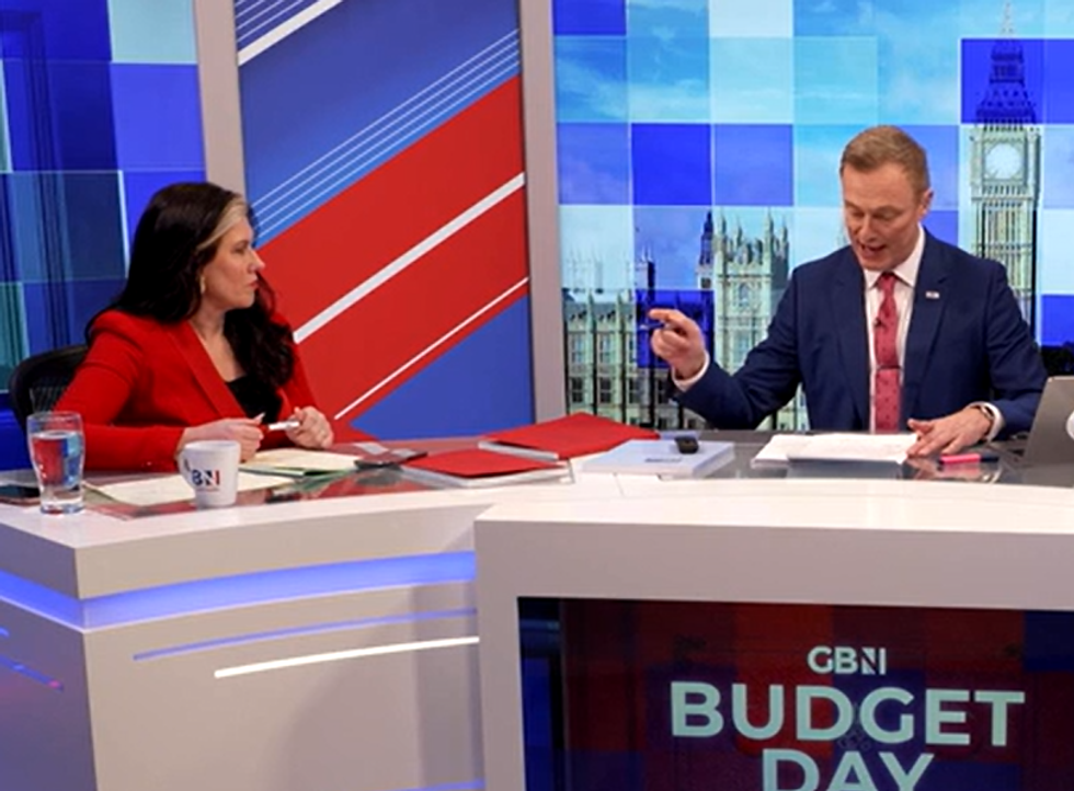 Natalie Fleet and Martin Daubney clashed over the Budget