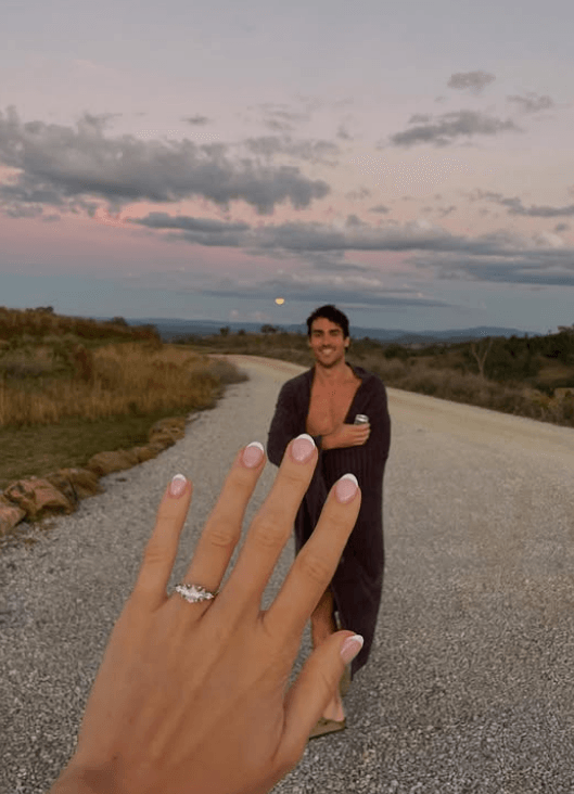 Natalie Spence and Ryan Brown Instagram post