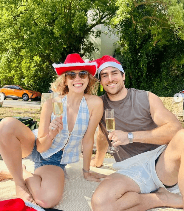 Natalie Spence and Ryan Brown