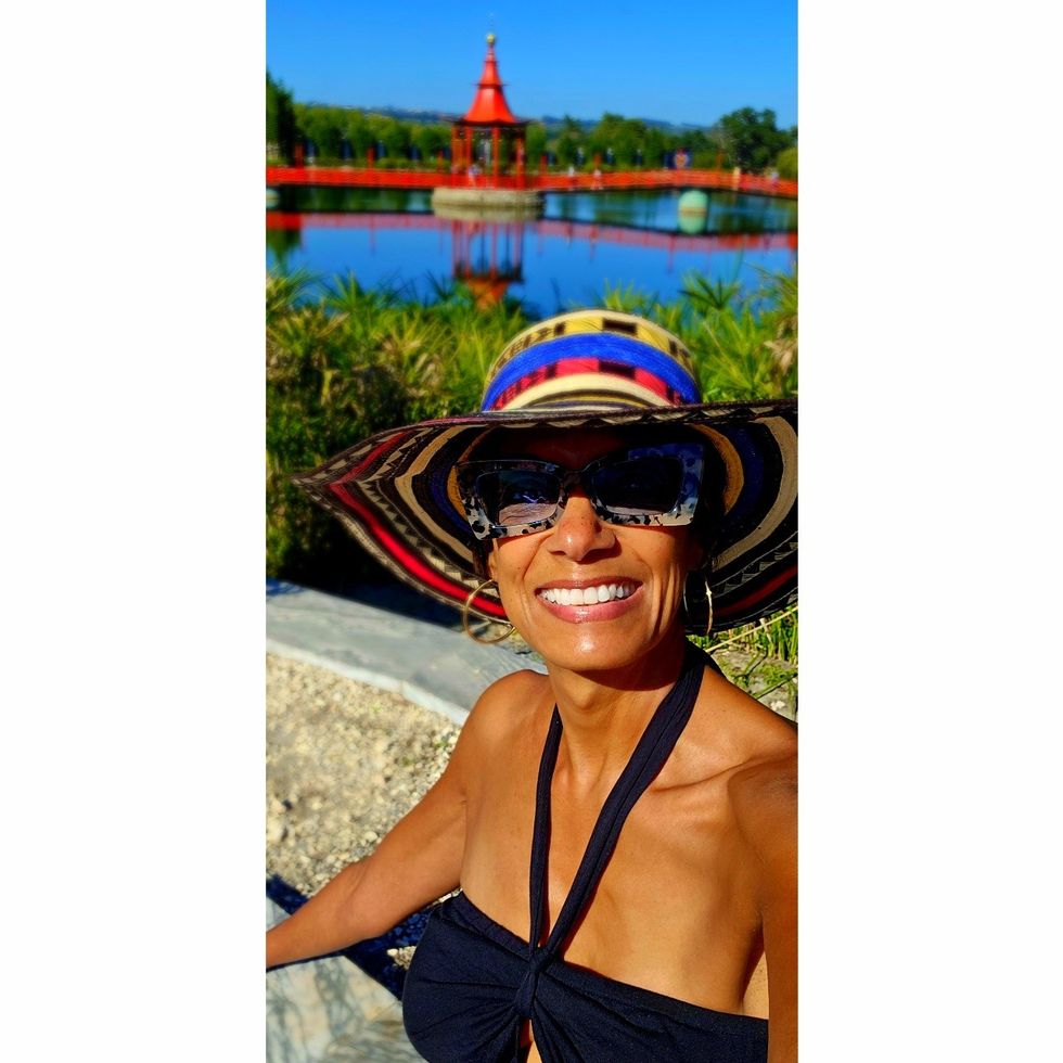 Natalie Wester taking in the sights