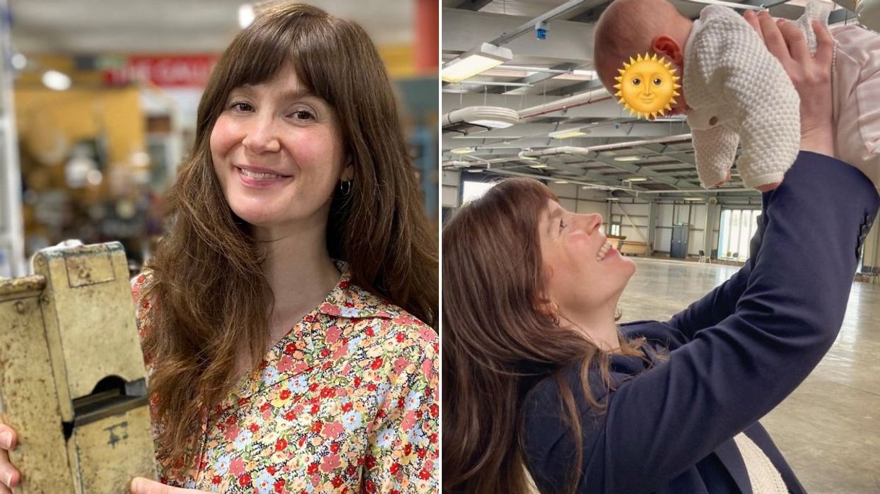 Natasha Raskin Sharp (right)