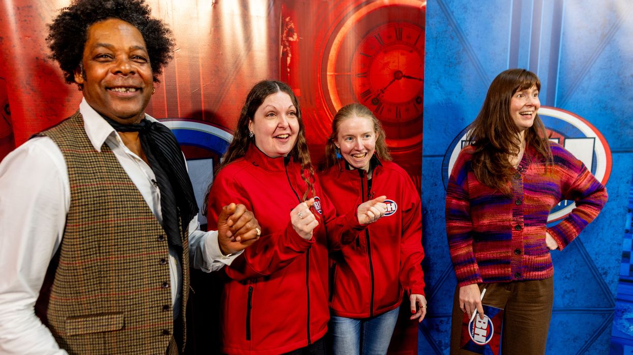 Natasha Raskin Sharp (right)