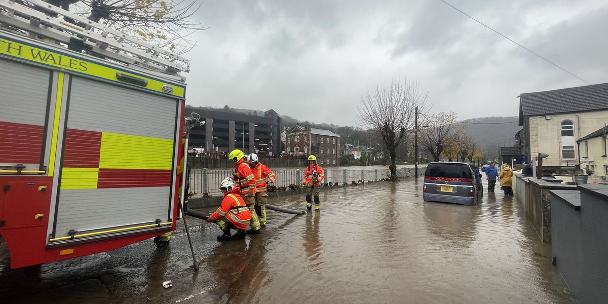NextImg:Major incident declared in South Wales as Storm Bert continues to wreak havoc