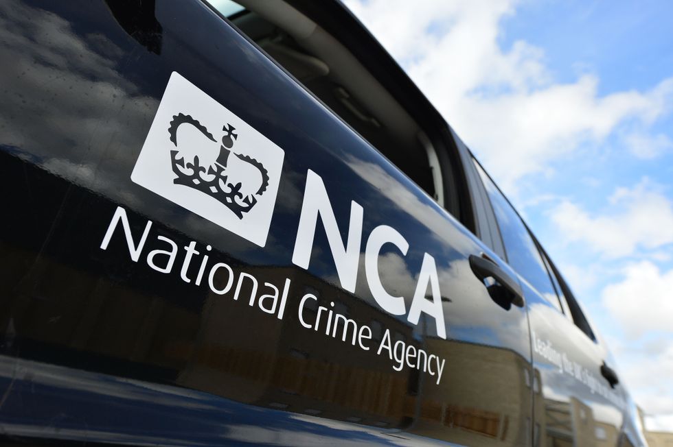 National Crime Agency vehicle.
