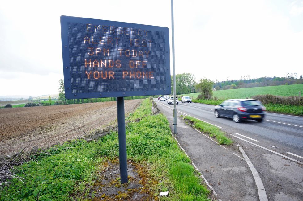 National Emergency Alert Exact time warning alarm to sound from all