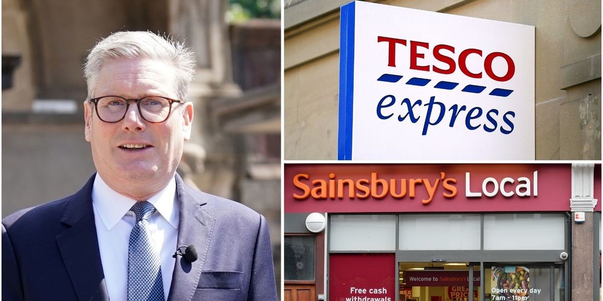 NextImg:Starmer defends National Insurance raid on businesses as Sainsbury's, Tesco and Asda revolt against tax hike
