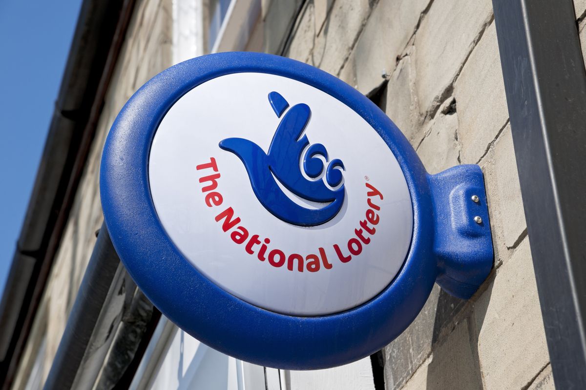 National Lottery sign