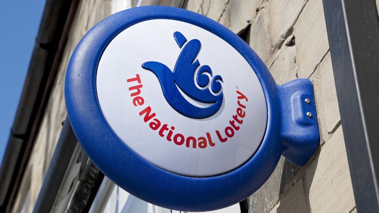 National Lottery sign