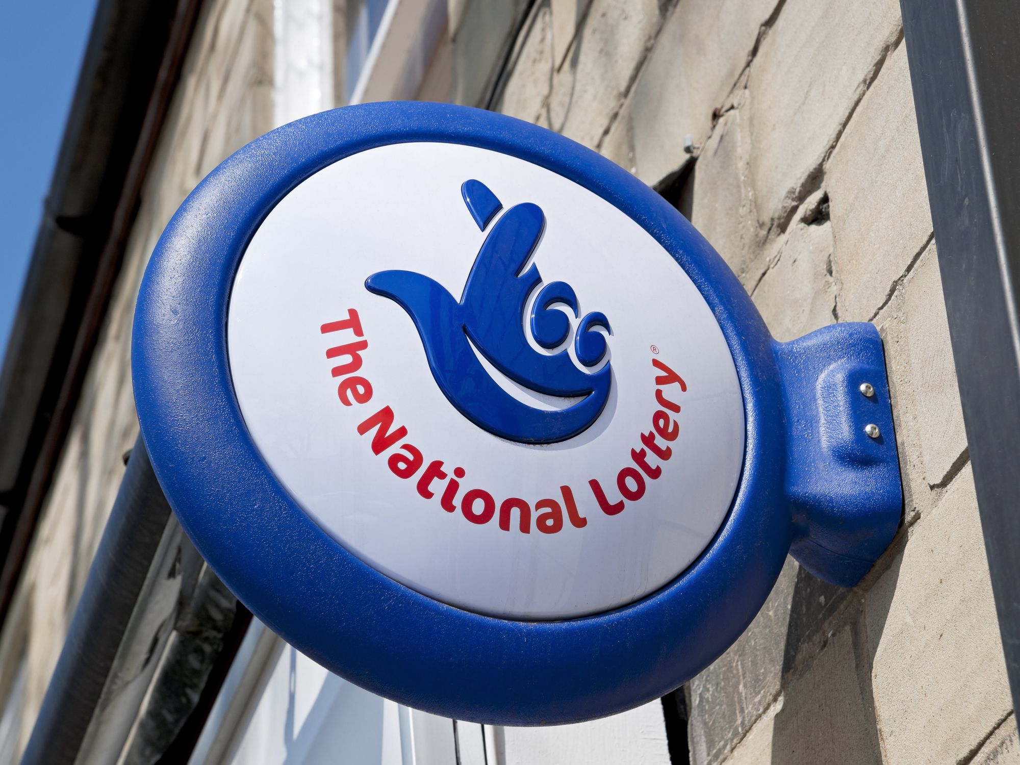 National Lottery sign