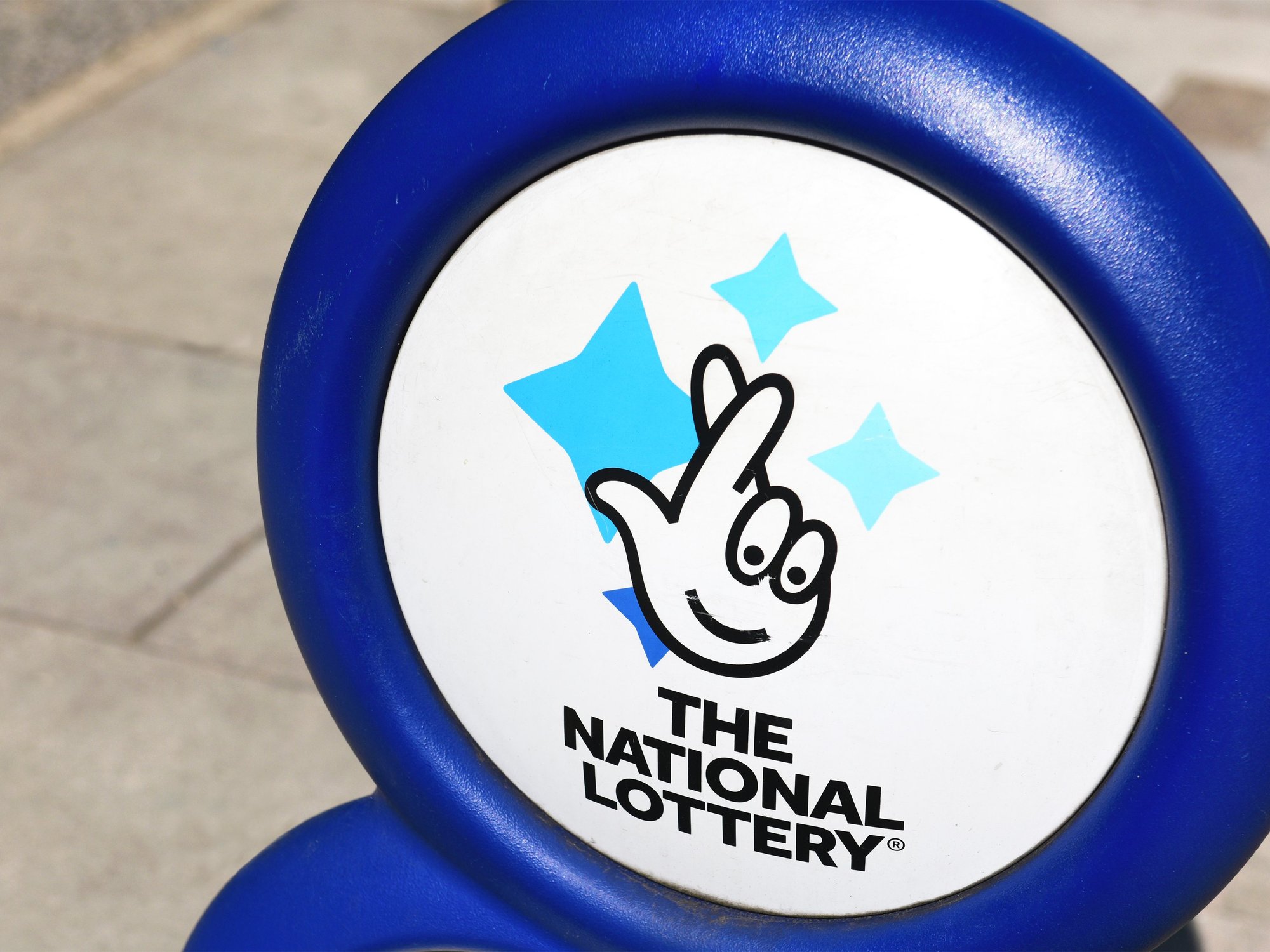 National Lottery sign