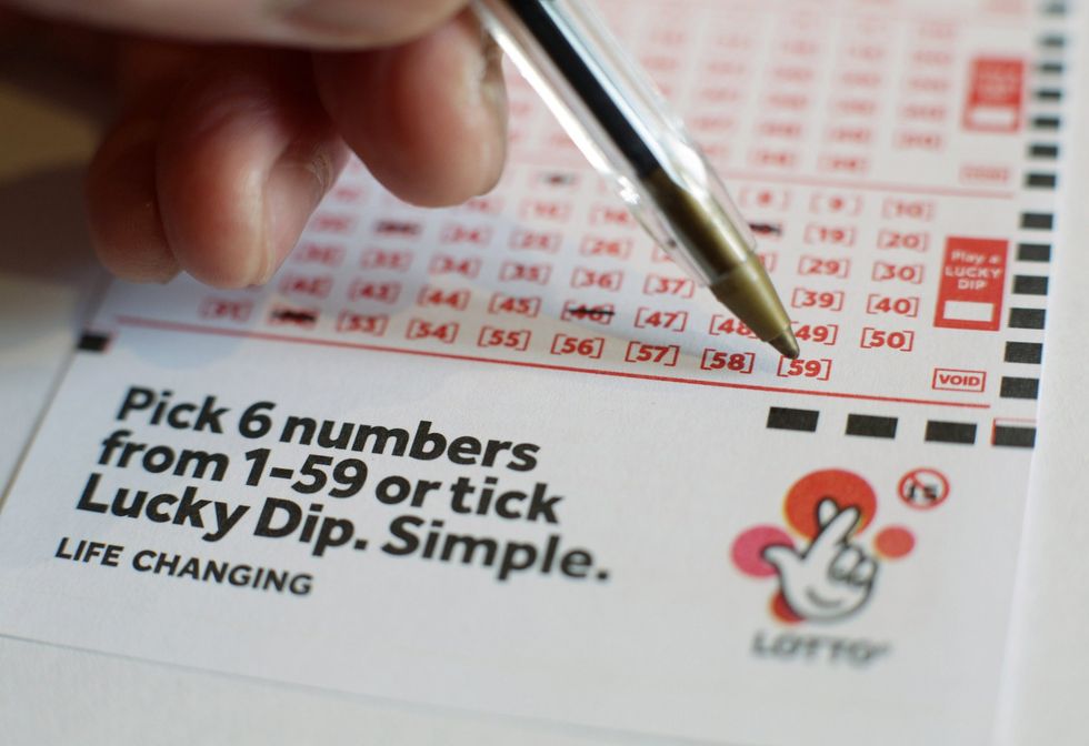 National Lottery ticket