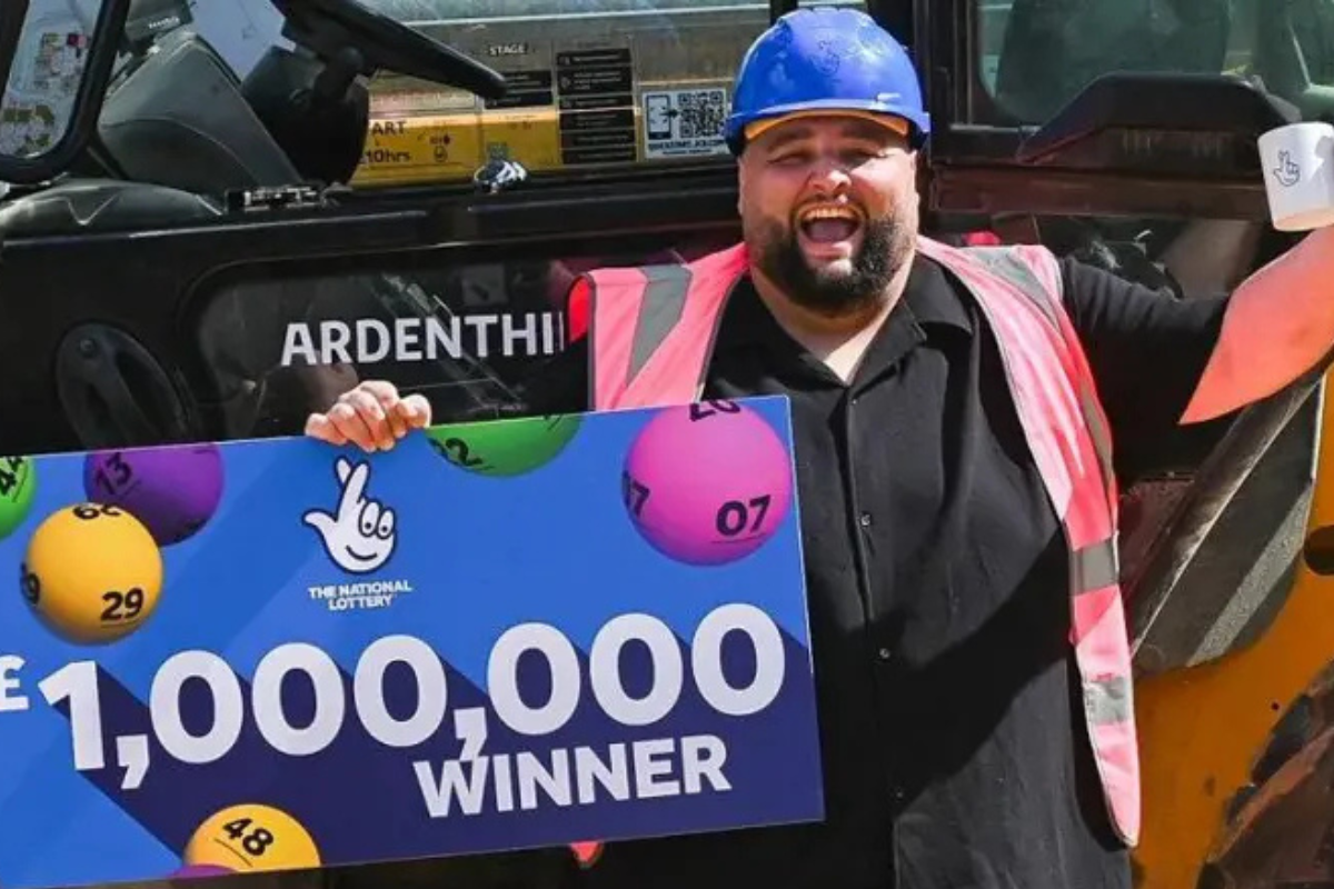 National lottery winner Adam Lopez
