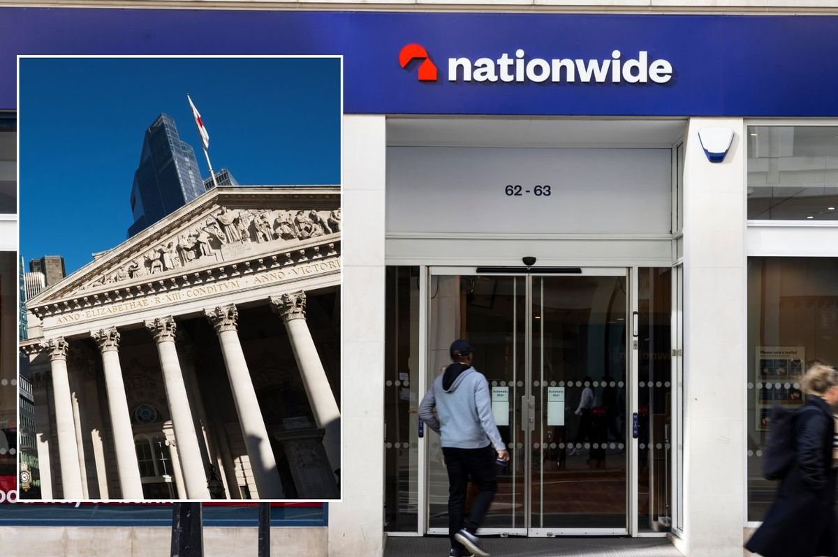 Nationwide branch and Bank of England