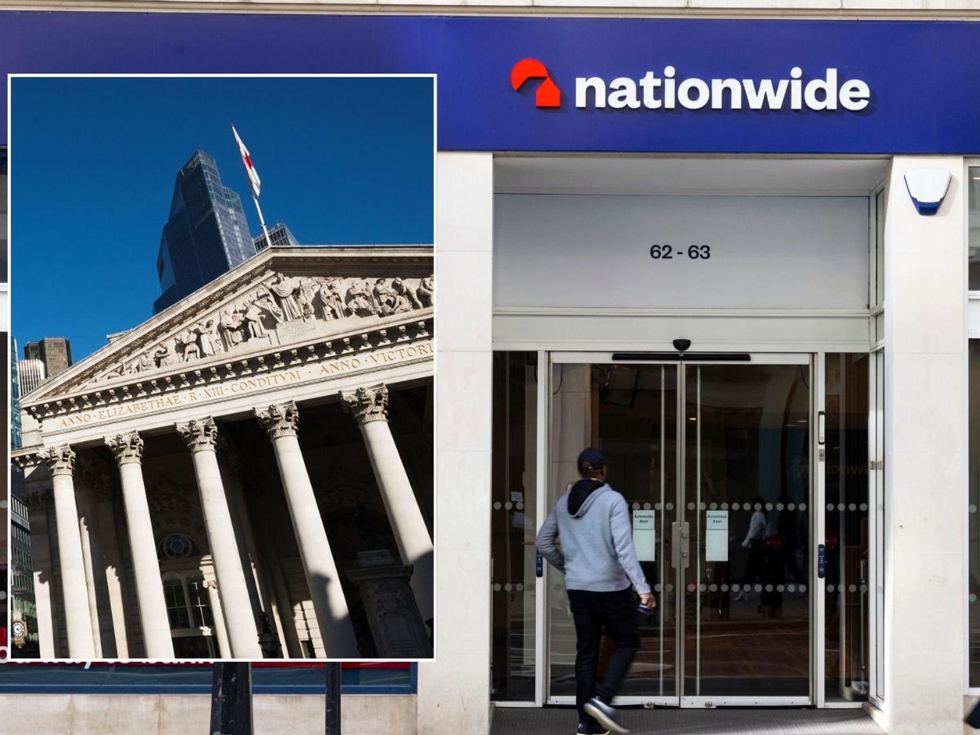 Nationwide branch and Bank of England