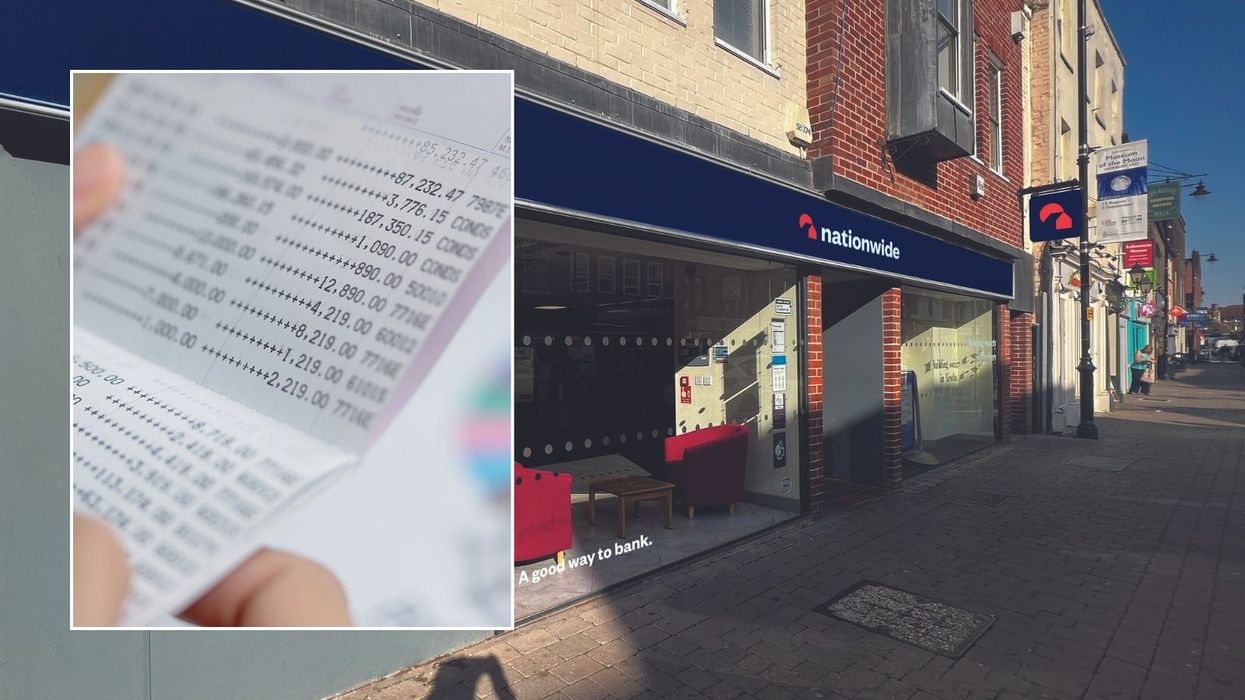 Nationwide Building Society and passbook