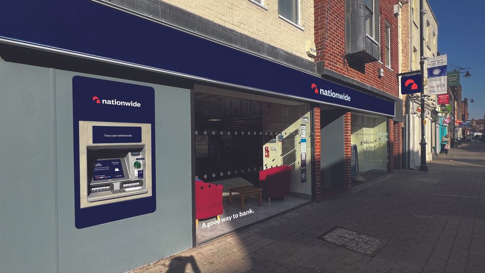 Nationwide Building Society branch after rebrand