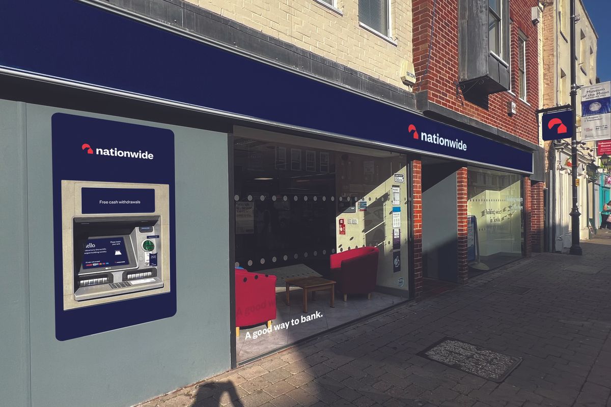 Nationwide Building Society is undergoing a branch rebrand