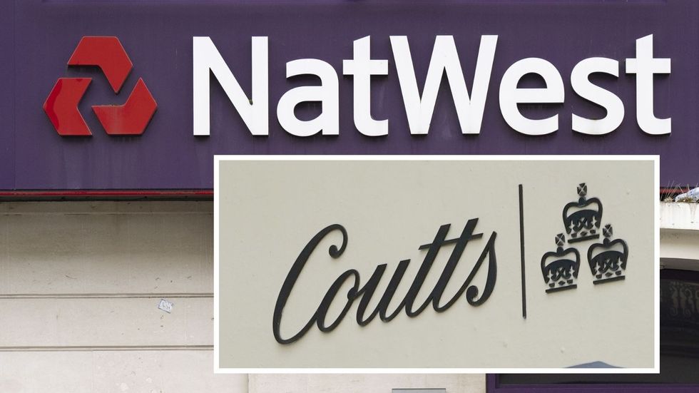 NatWest and Coutts bank logos