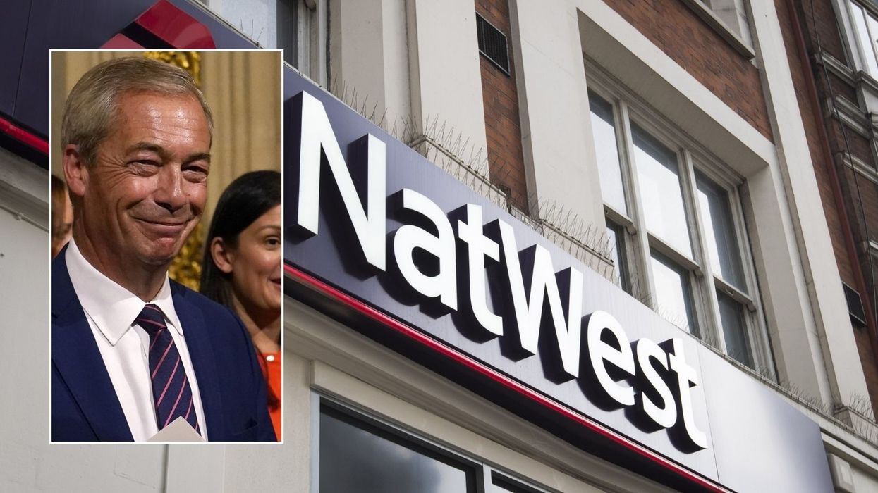 NatWest bank and Nigel Farage