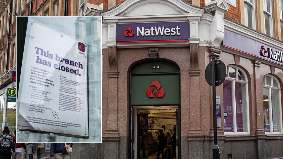NatWest branch and bank branch closures