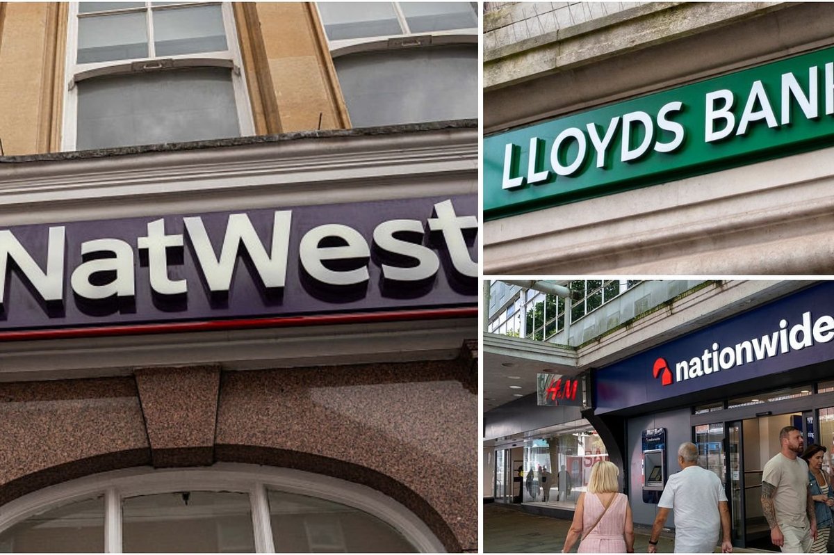 NatWest, Lloyds Bank and Nationwide BS branches
