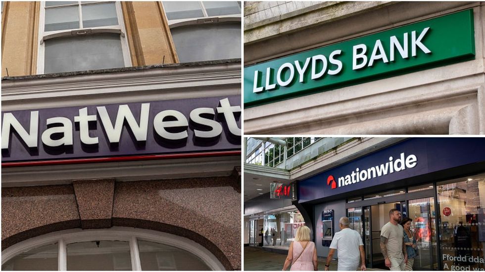 NatWest, Lloyds Bank and Nationwide BS branches